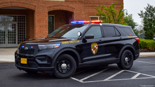 Additional photo  of Maryland State Police
                    Cruiser O-13, a 2020-2021 Ford Police Interceptor Utility                     taken by Kieran Egan