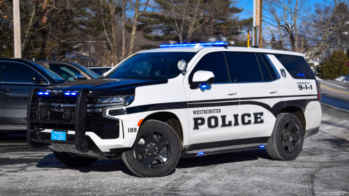 Additional photo  of Westminster Police
                    Cruiser 189, a 2021 Chevrolet Tahoe                     taken by Kieran Egan