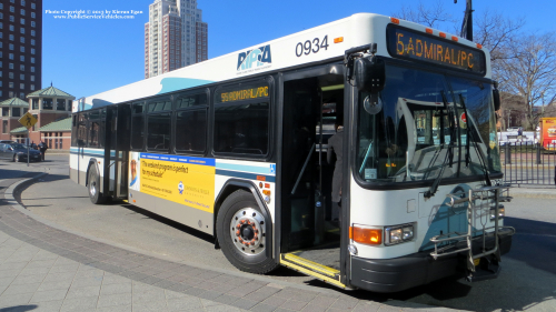 Additional photo  of Rhode Island Public Transit Authority
                    Bus 0934, a 2009 Gillig Low Floor                     taken by Kieran Egan