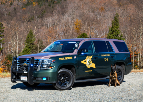 Additional photo  of New Hampshire State Police
                    Cruiser 615, a 2020 Chevrolet Tahoe                     taken by Kieran Egan
