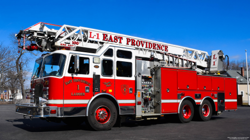 Additional photo  of East Providence Fire
                    Ladder 1, a 2002 KME                     taken by Kieran Egan