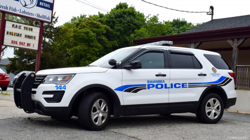 Additional photo  of Swansea Police
                    Cruiser 144, a 2018 Ford Police Interceptor Utility                     taken by Kieran Egan