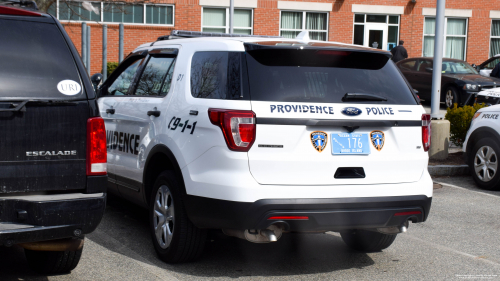 Additional photo  of Providence Police
                    Cruiser 176, a 2017 Ford Police Interceptor Utility                     taken by @riemergencyvehicles