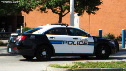 Additional photo  of Warwick Police
                    Cruiser P-14, a 2016 Ford Police Interceptor Sedan                     taken by @riemergencyvehicles