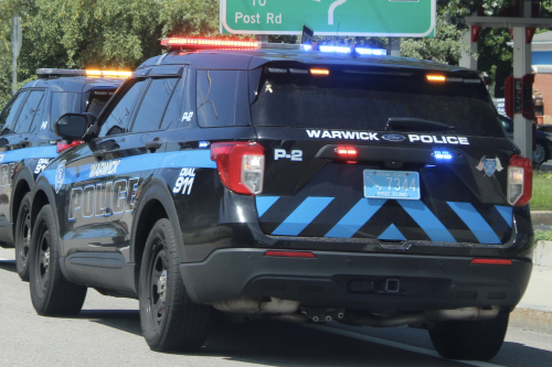 Additional photo  of Warwick Police
                    Cruiser P-2, a 2021 Ford Police Interceptor Utility                     taken by @riemergencyvehicles