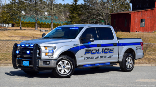 Additional photo  of Berkley Police
                    Cruiser 502, a 2016 Ford F-150 XLT Crew Cab                     taken by Kieran Egan