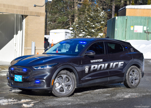 Additional photo  of Weston Police
                    Mach-E, a 2021 Ford Mustang Mach-E                     taken by Kieran Egan