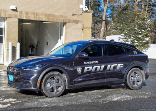 Additional photo  of Weston Police
                    Mach-E, a 2021 Ford Mustang Mach-E                     taken by Kieran Egan