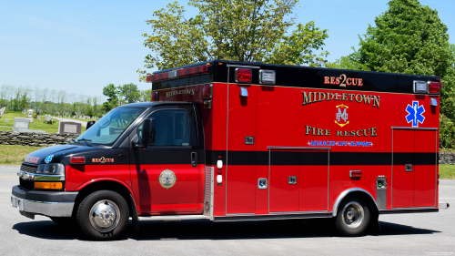 Additional photo  of Middletown Fire
                    Rescue 2, a 2011 Chevrolet G4500                     taken by Kieran Egan