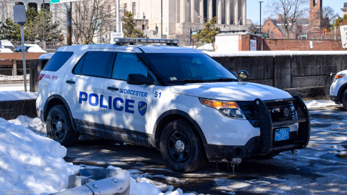 Additional photo  of Worcester Police
                    Cruiser 51, a 2015 Ford Police Interceptor Utility                     taken by Nicholas You