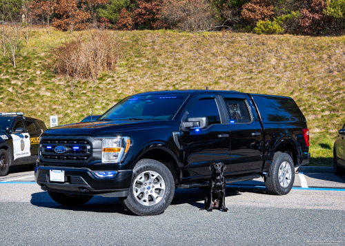 Additional photo  of Bridgewater State University Police
                    Cruiser 904, a 2021 Ford F-150 Police Responder                     taken by Kieran Egan