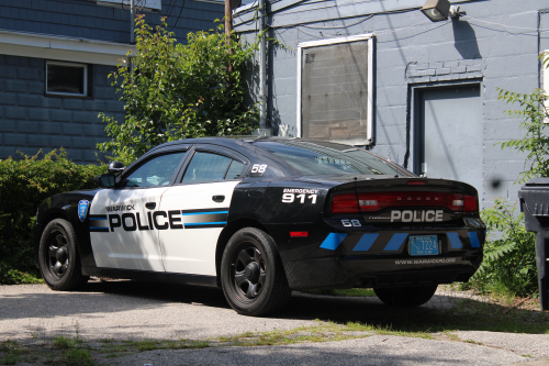 Additional photo  of Warwick Police
                    Cruiser CP-58, a 2014 Dodge Charger                     taken by @riemergencyvehicles