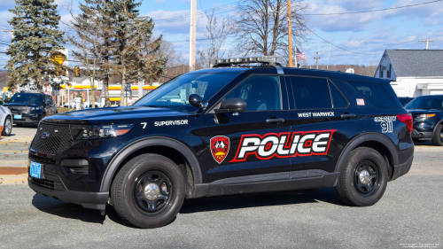 Additional photo  of West Warwick Police
                    Car 7, a 2020 Ford Police Interceptor Utility                     taken by Kieran Egan