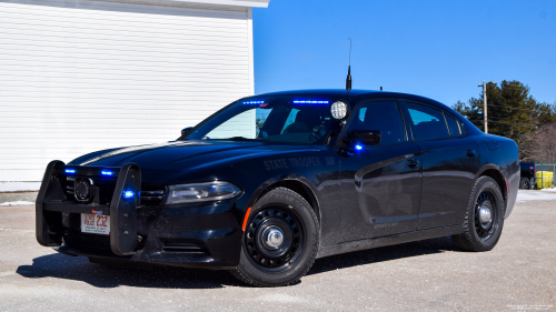 Additional photo  of New Hampshire State Police
                    Cruiser 232, a 2018 Dodge Charger                     taken by Kieran Egan