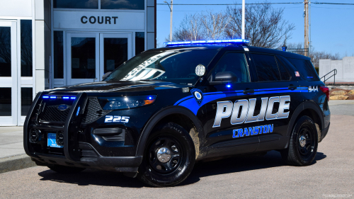 Additional photo  of Cranston Police
                    Cruiser 225, a 2020 Ford Police Interceptor Utility                     taken by Kieran Egan