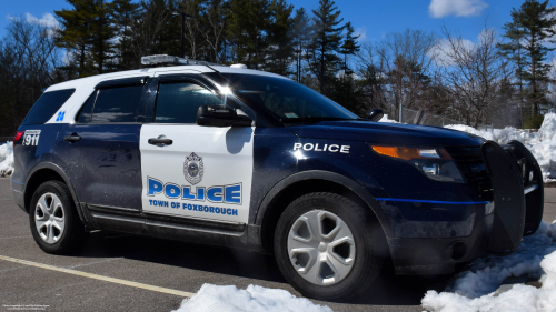 Additional photo  of Foxborough Police
                    Cruiser 24, a 2015 Ford Police Interceptor Utility                     taken by Kieran Egan