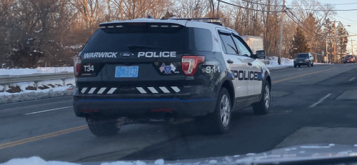 Additional photo  of Warwick Police
                    Cruiser T-34, a 2016 Ford Police Interceptor Utility                     taken by @riemergencyvehicles