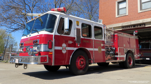 Additional photo  of Providence Fire
                    Engine 13, a 1990 E-One Hurricane                     taken by Kieran Egan