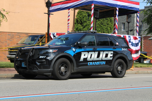 Additional photo  of Cranston Police
                    Cruiser 227, a 2020 Ford Police Interceptor Utility                     taken by @riemergencyvehicles