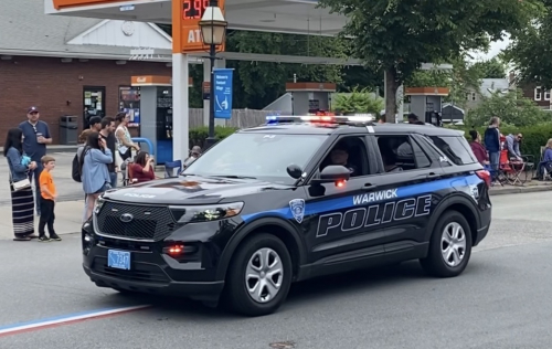 Additional photo  of Warwick Police
                    Cruiser P-5, a 2021 Ford Police Interceptor Utility                     taken by @riemergencyvehicles