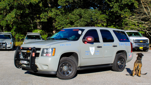 Additional photo  of Rhode Island State Police
                    Cruiser 102, a 2013 Chevrolet Tahoe                     taken by Kieran Egan