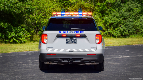 Additional photo  of Rhode Island State Police
                    Cruiser 263, a 2022 Ford Police Interceptor Utility                     taken by Kieran Egan