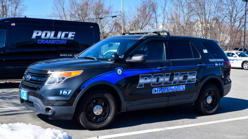 Additional photo  of Cranston Police
                    Cruiser 167, a 2013 Ford Police Interceptor Utility                     taken by @riemergencyvehicles