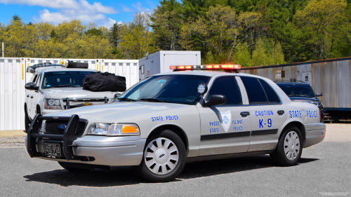 Additional photo  of Rhode Island State Police
                    Cruiser 912, a 2009-2011 Ford Crown Victoria Police Interceptor                     taken by Kieran Egan