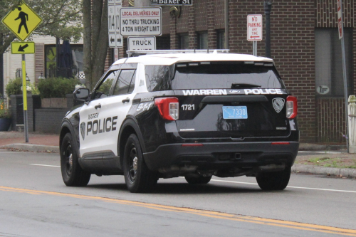 Additional photo  of Warren Police
                    Cruiser 1721, a 2021 Ford Police Interceptor Utility                     taken by Kieran Egan