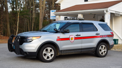 Additional photo  of Exeter Town Sergeant
                    Cruiser 101, a 2013 Ford Police Interceptor Utility                     taken by Kieran Egan