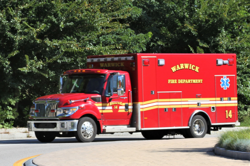 Additional photo  of Warwick Fire
                    Rescue 14, a 2013 International TerraStar/PL Custom                     taken by Kieran Egan
