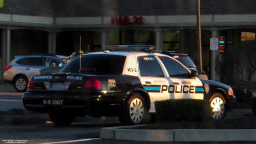 Additional photo  of Warwick Police
                    K9-2, a 2015 Ford Police Interceptor Utility                     taken by @riemergencyvehicles