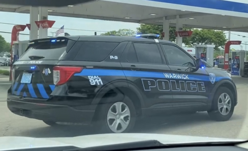 Additional photo  of Warwick Police
                    Cruiser P-9, a 2021 Ford Police Interceptor Utility                     taken by @riemergencyvehicles