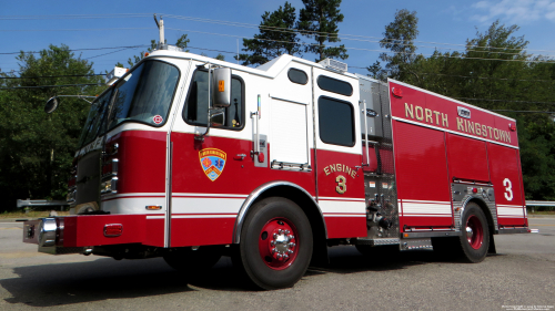 Additional photo  of North Kingstown Fire
                    Engine 3, a 2015 E-One Typhoon                     taken by Kieran Egan