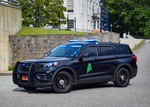 Additional photo  of Maine State Police
                    Cruiser 310, a 2021 Ford Police Interceptor Utility                     taken by Kieran Egan