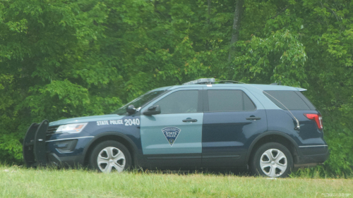 Additional photo  of Massachusetts State Police
                    Cruiser 2040, a 2018 Ford Police Interceptor Utility                     taken by Kieran Egan