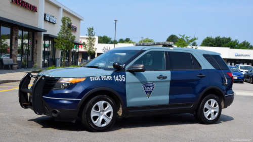 Additional photo  of Massachusetts State Police
                    Cruiser 1435, a 2013 Ford Police Interceptor Utility                     taken by Kieran Egan