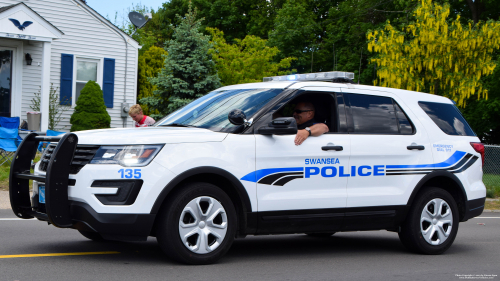 Additional photo  of Swansea Police
                    Cruiser 135, a 2018 Ford Police Interceptor Utility                     taken by Kieran Egan