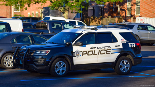 Additional photo  of Taunton Police
                    Cruiser 1704, a 2017 Ford Police Interceptor Utility                     taken by Kieran Egan