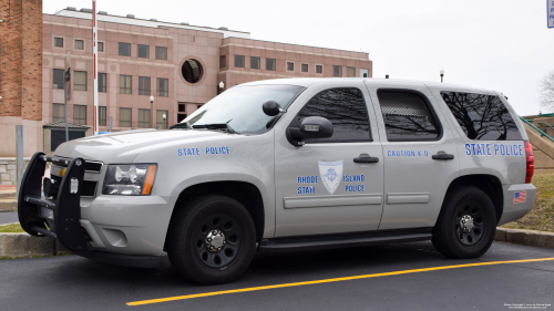 Additional photo  of Rhode Island State Police
                    Cruiser 124, a 2013 Chevrolet Tahoe                     taken by Kieran Egan