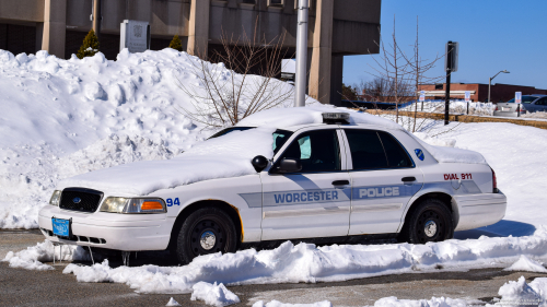 Additional photo  of Worcester Police
                    Cruiser 94, a 2011 Ford Crown Victoria Police Interceptor                     taken by Kieran Egan