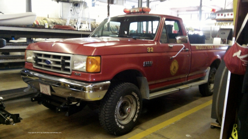 Additional photo  of Middletown Fire
                    Forestry 32, a 1988 Ford F-350                     taken by Kieran Egan