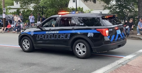 Additional photo  of Warwick Police
                    Cruiser P-5, a 2021 Ford Police Interceptor Utility                     taken by @riemergencyvehicles