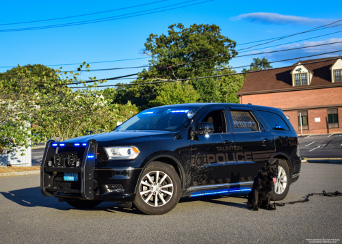 Additional photo  of Taunton Police
                    Cruiser 8894, a 2019 Dodge Durango                     taken by Kieran Egan