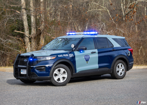 Additional photo  of Massachusetts State Police
                    Cruiser 891, a 2024 Ford Police Interceptor Utility                     taken by Kieran Egan