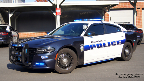 Additional photo  of Plainville Police
                    Cruiser 303, a 2018 Dodge Charger                     taken by Kieran Egan
