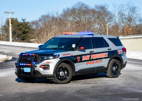 Additional photo  of East Providence Police
                    Car 8, a 2022 Ford Police Interceptor Utility                     taken by Kieran Egan
