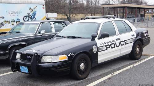 Additional photo  of Woonsocket Police
                    Cruiser 314, a 2009-2011 Ford Crown Victoria Police Interceptor                     taken by Kieran Egan