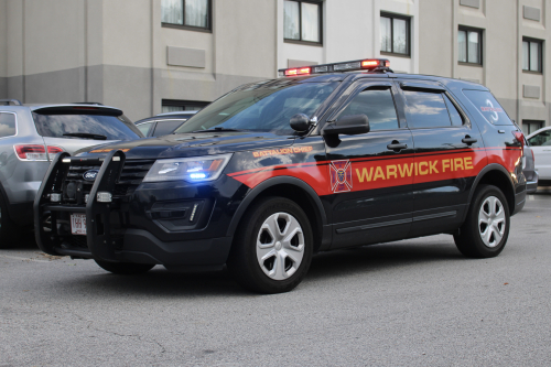 Additional photo  of Warwick Fire
                    Battalion 3, a 2019 Ford Police Interceptor Utility                     taken by @riemergencyvehicles