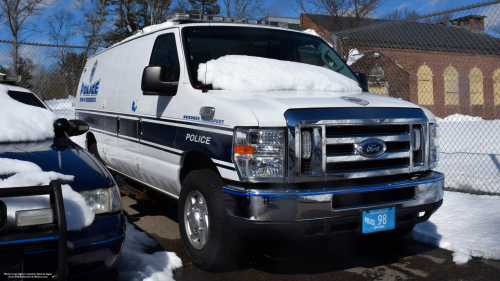 Additional photo  of Foxborough Police
                    Cruiser 40, a 2012 Ford E-350                     taken by Kieran Egan